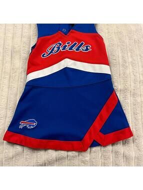 NFL Buffalo Bills Cheerleader Dress Toddler Girls Size 18 Months
